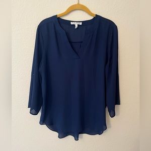 Chaus Navy Blue Top